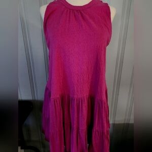 SALE! Free People Raspberry Pink Sleeveless Tunic/Dress